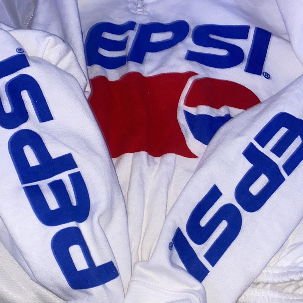 retro pepsi cropped half zip - Picture 3 of 3